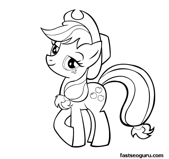 Dessin à colorier: Petit Poney (Dessins Animés) #41933 - Coloriages à Imprimer Gratuits