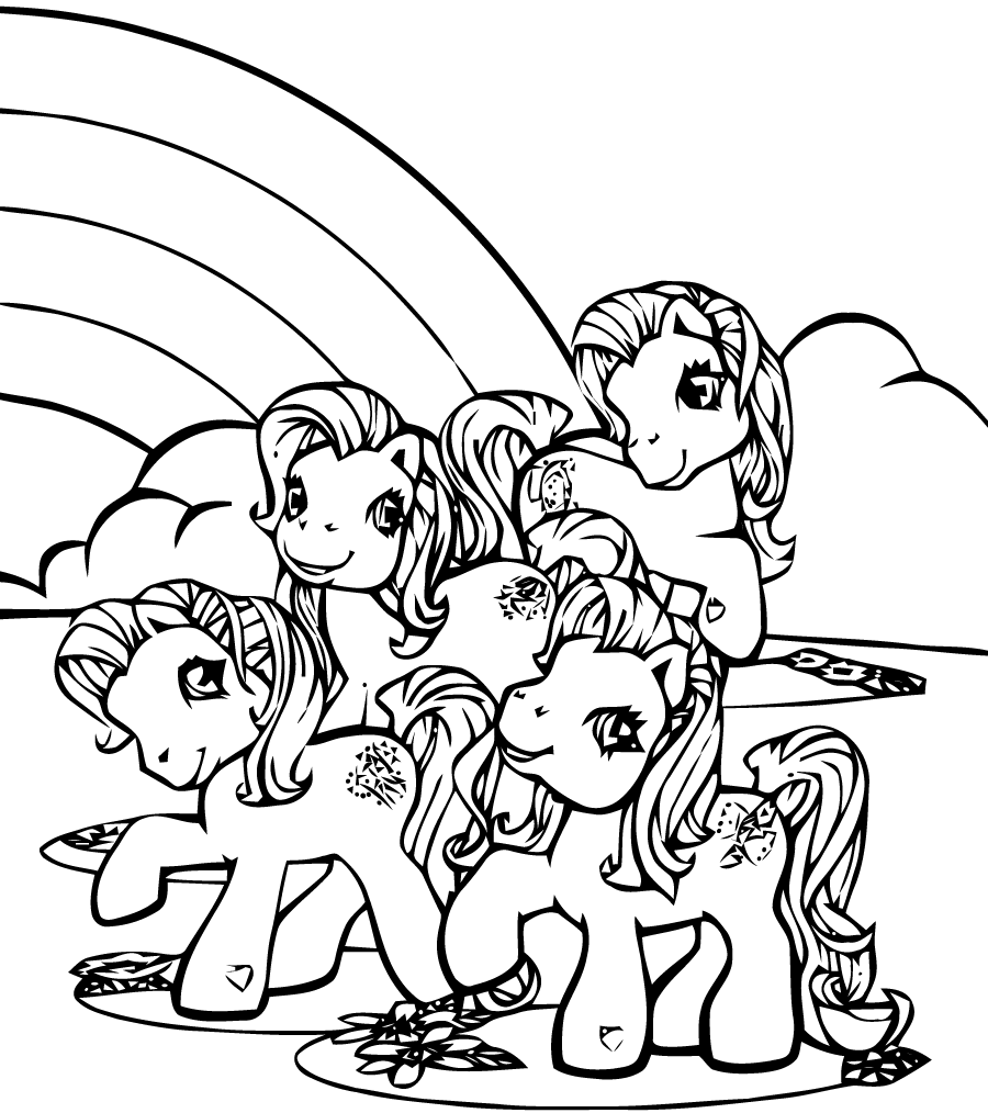 Dessin à colorier: Petit Poney (Dessins Animés) #41937 - Coloriages à Imprimer Gratuits