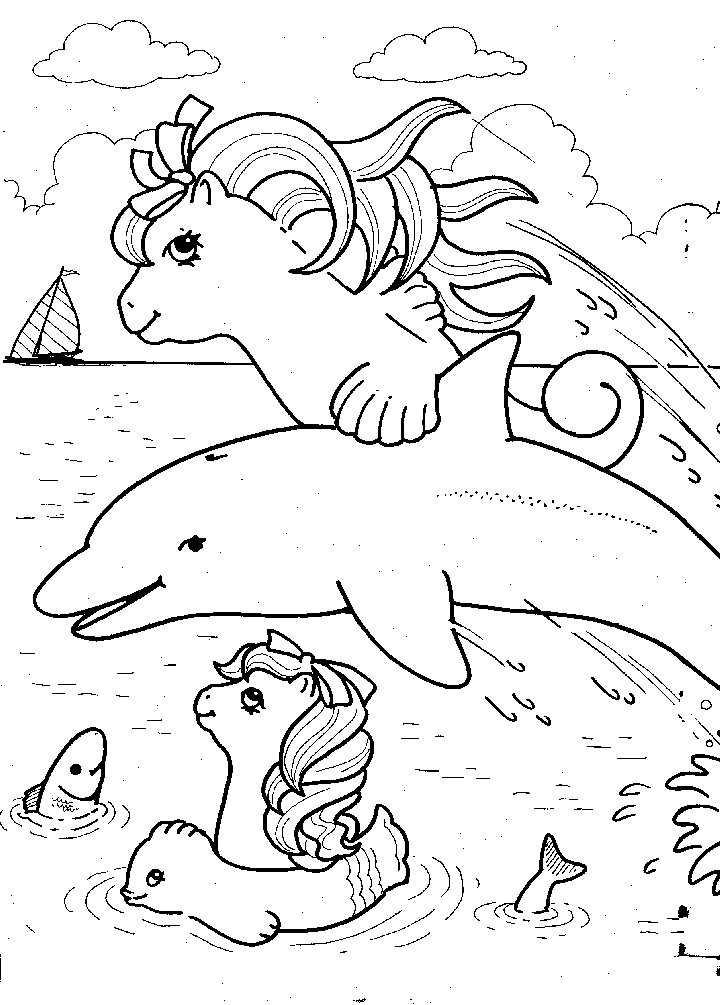 Dessin à colorier: Petit Poney (Dessins Animés) #41939 - Coloriages à Imprimer Gratuits