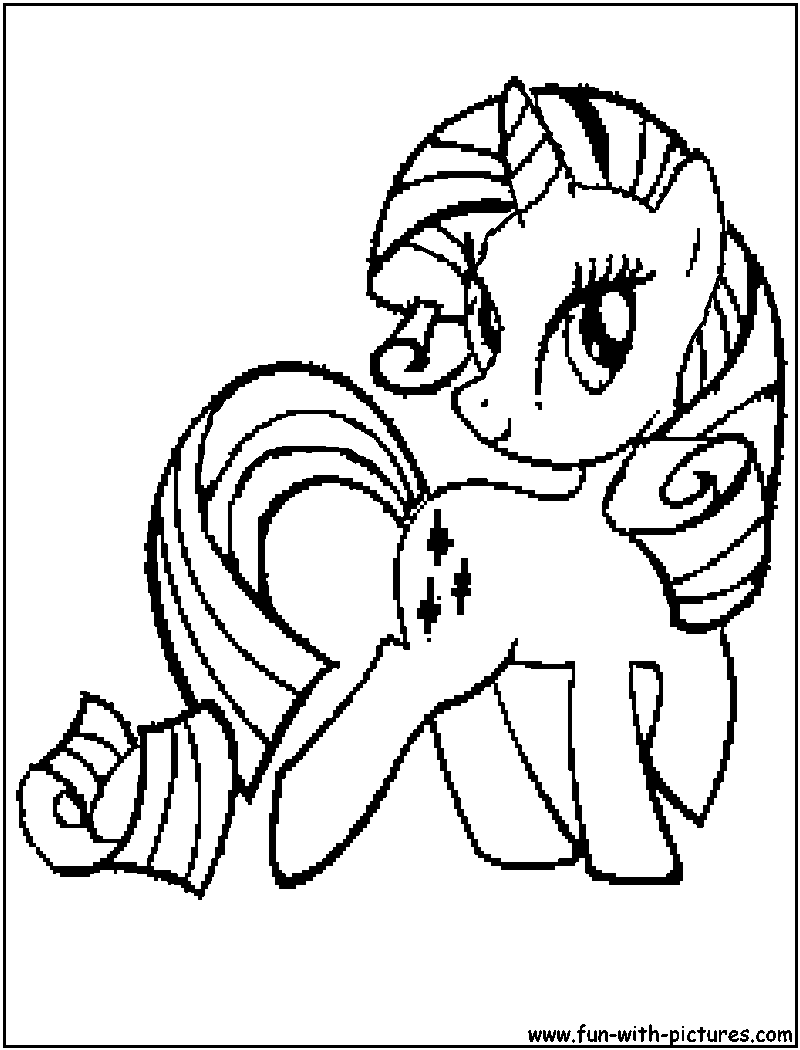 Dessin à colorier: Petit Poney (Dessins Animés) #41941 - Coloriages à Imprimer Gratuits