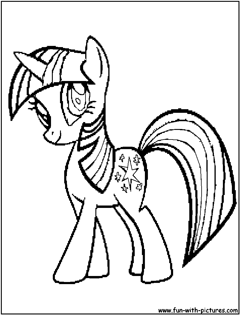 Dessin à colorier: Petit Poney (Dessins Animés) #41946 - Coloriages à Imprimer Gratuits