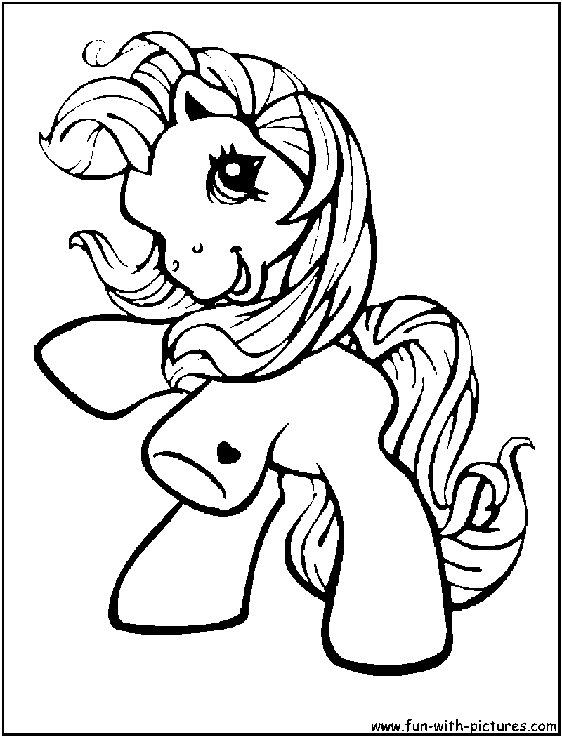 Dessin à colorier: Petit Poney (Dessins Animés) #41961 - Coloriages à Imprimer Gratuits