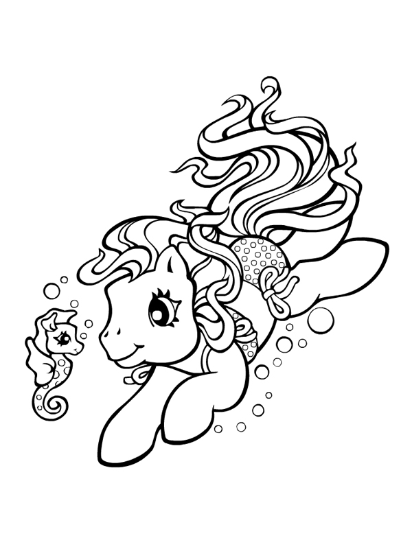 Dessin à colorier: Petit Poney (Dessins Animés) #41965 - Coloriages à Imprimer Gratuits