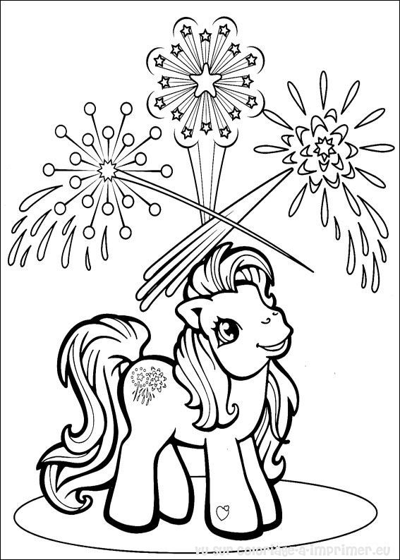 Dessin à colorier: Petit Poney (Dessins Animés) #41973 - Coloriages à Imprimer Gratuits