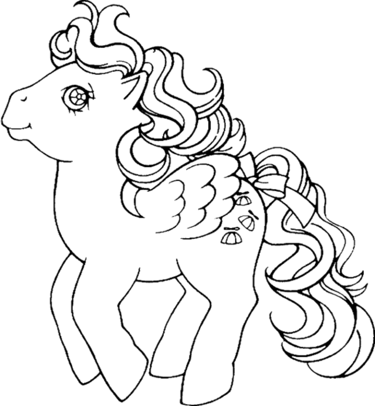 Dessin à colorier: Petit Poney (Dessins Animés) #41981 - Coloriages à Imprimer Gratuits