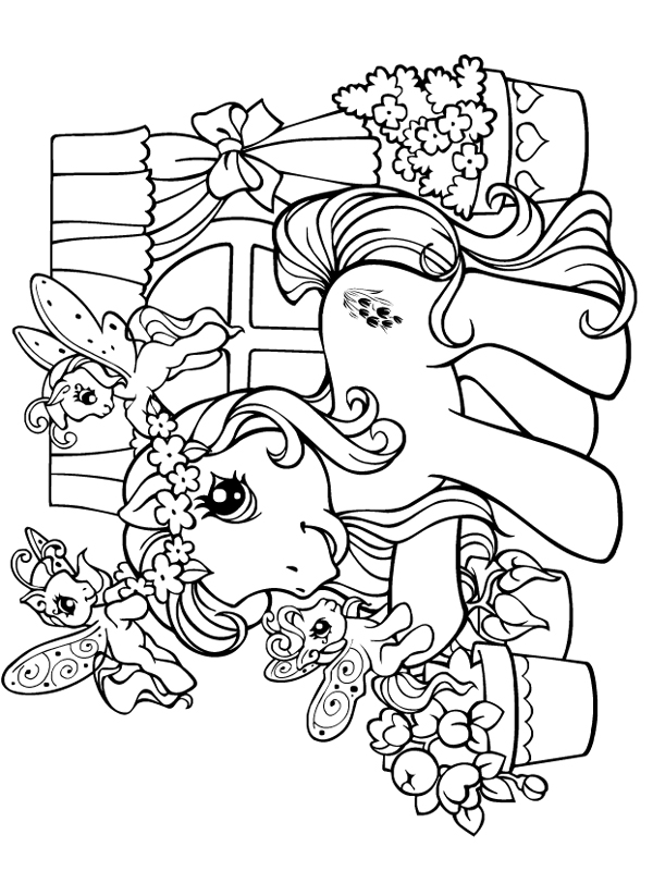 Dessin à colorier: Petit Poney (Dessins Animés) #41989 - Coloriages à Imprimer Gratuits