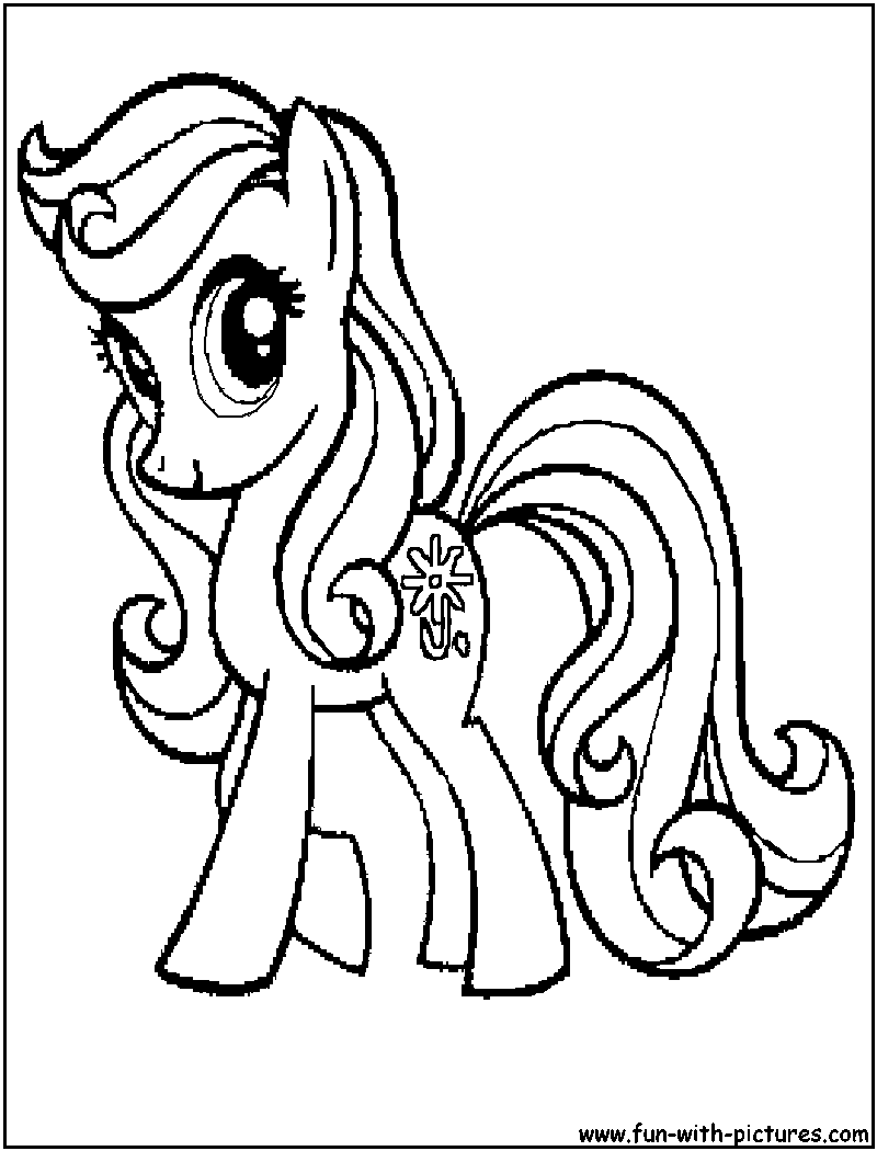 Dessin à colorier: Petit Poney (Dessins Animés) #41999 - Coloriages à Imprimer Gratuits