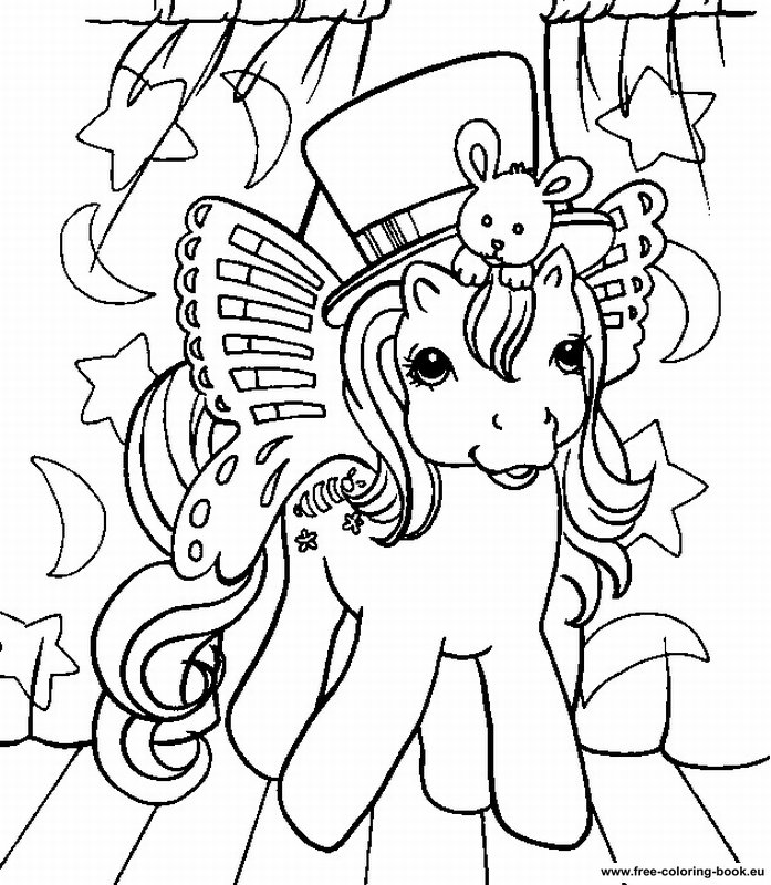 Dessin à colorier: Petit Poney (Dessins Animés) #42003 - Coloriages à Imprimer Gratuits