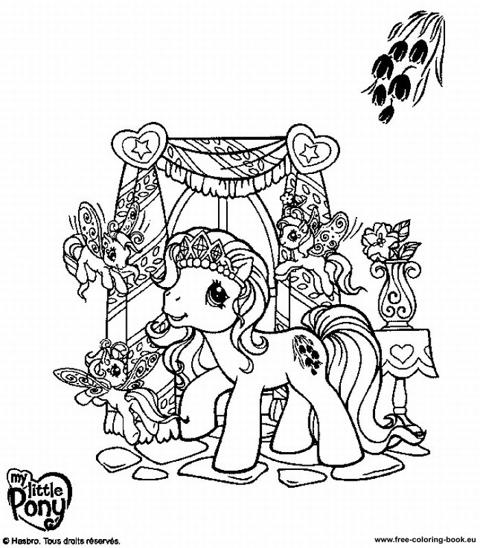 Dessin à colorier: Petit Poney (Dessins Animés) #42004 - Coloriages à Imprimer Gratuits