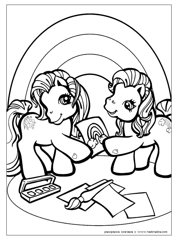 Dessin à colorier: Petit Poney (Dessins Animés) #42015 - Coloriages à Imprimer Gratuits