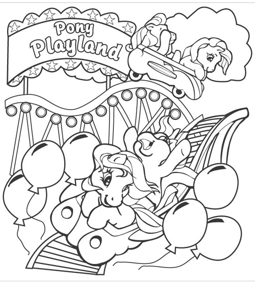 Dessin à colorier: Petit Poney (Dessins Animés) #42024 - Coloriages à Imprimer Gratuits