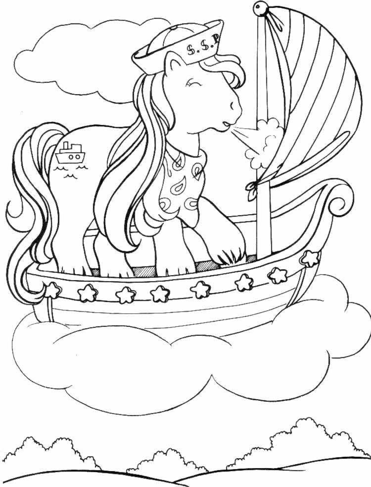 Dessin à colorier: Petit Poney (Dessins Animés) #42038 - Coloriages à Imprimer Gratuits