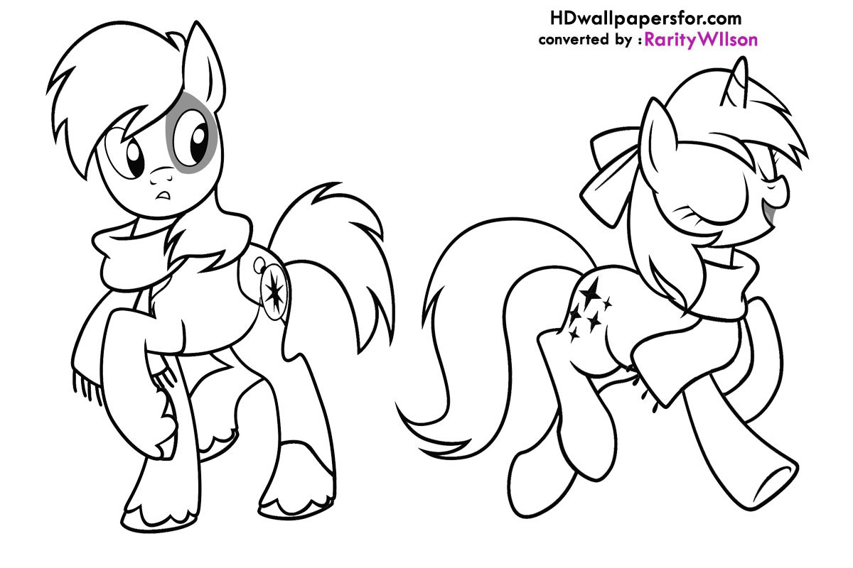 Dessin à colorier: Petit Poney (Dessins Animés) #42039 - Coloriages à Imprimer Gratuits