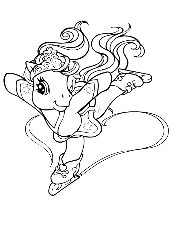 Dessin à colorier: Petit Poney (Dessins Animés) #42041 - Coloriages à Imprimer Gratuits