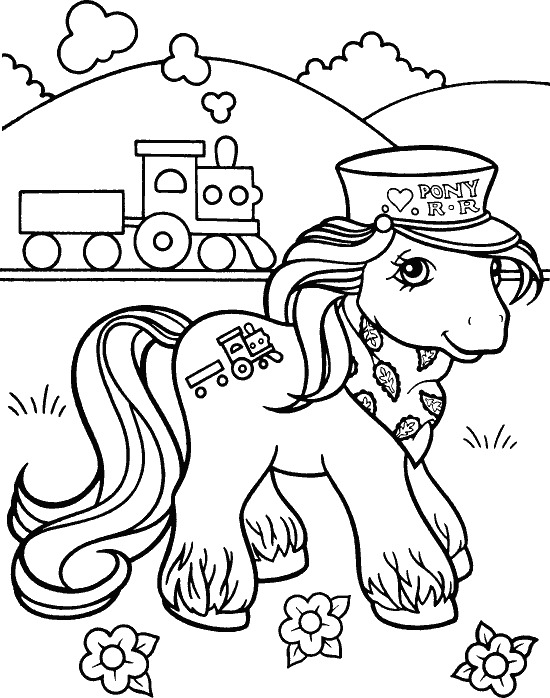 Dessin à colorier: Petit Poney (Dessins Animés) #42049 - Coloriages à Imprimer Gratuits