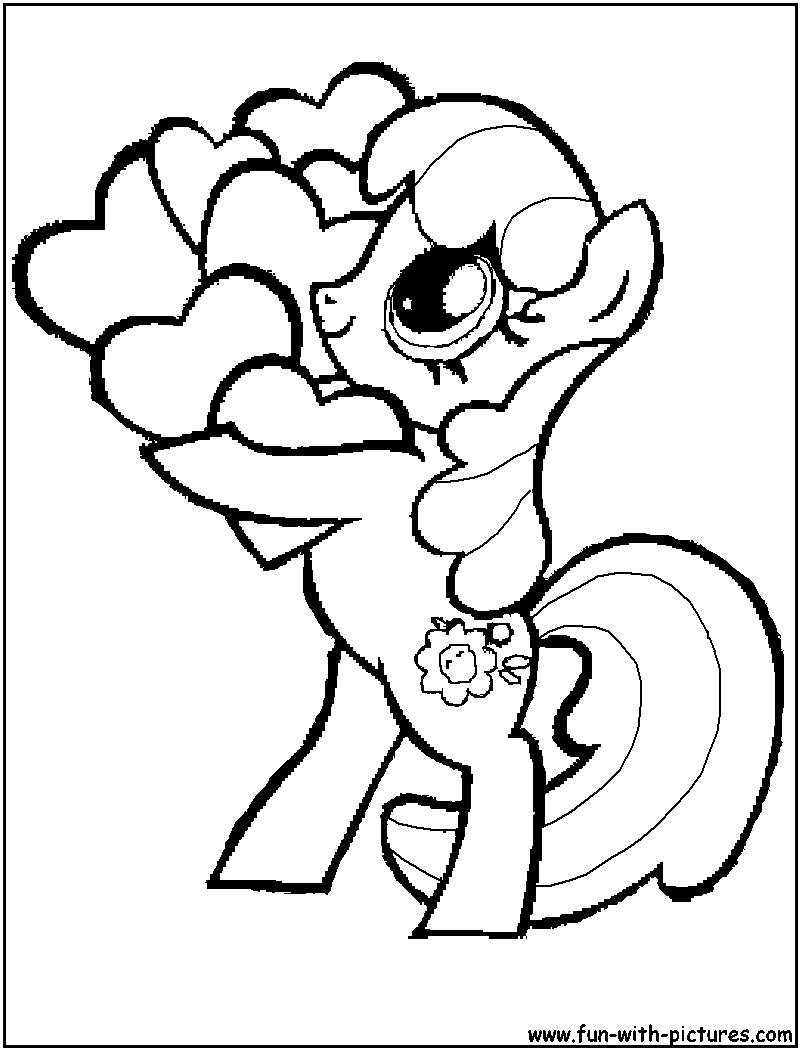 Dessin à colorier: Petit Poney (Dessins Animés) #42050 - Coloriages à Imprimer Gratuits