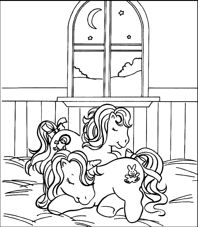 Dessin à colorier: Petit Poney (Dessins Animés) #42051 - Coloriages à Imprimer Gratuits