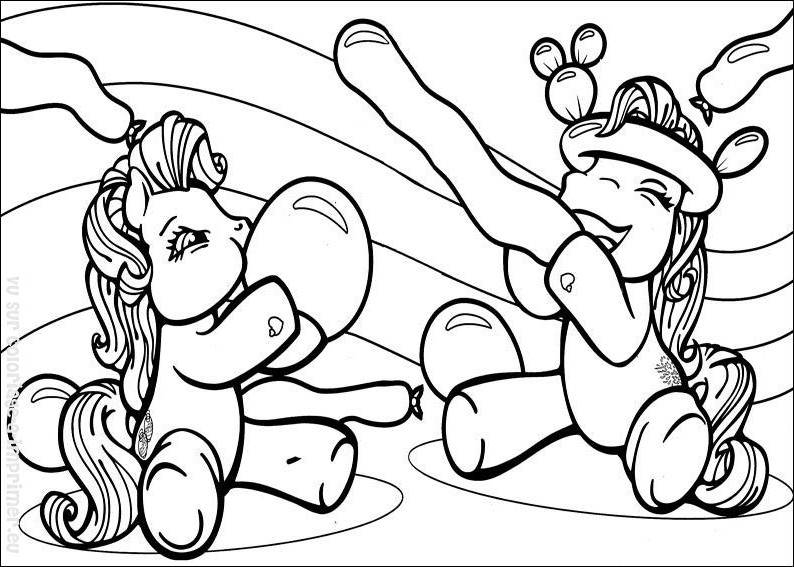 Dessin à colorier: Petit Poney (Dessins Animés) #42056 - Coloriages à Imprimer Gratuits