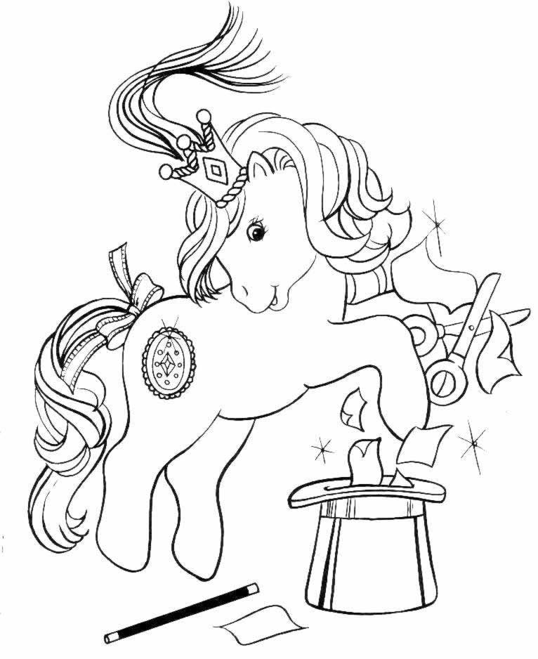 Dessin à colorier: Petit Poney (Dessins Animés) #42060 - Coloriages à Imprimer Gratuits