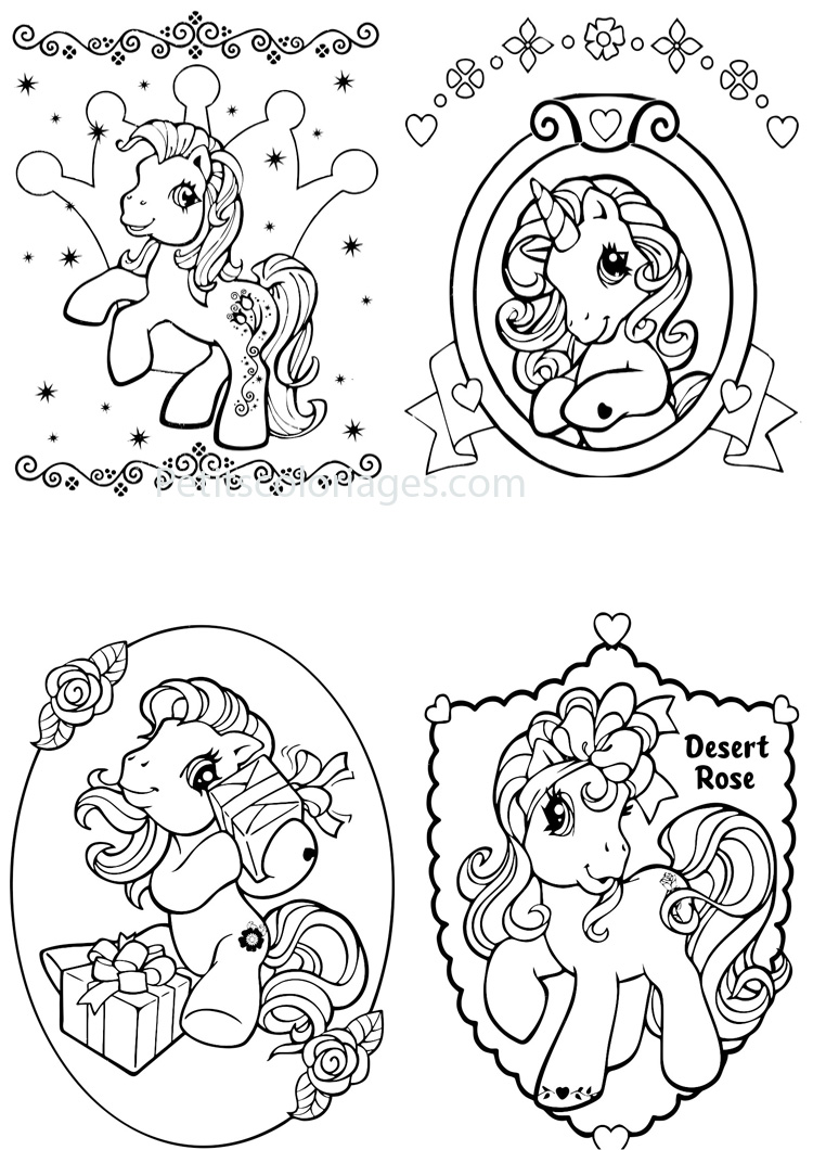 Dessin à colorier: Petit Poney (Dessins Animés) #42065 - Coloriages à Imprimer Gratuits