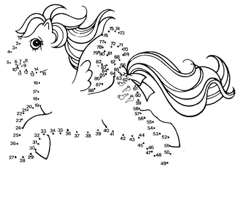 Dessin à colorier: Petit Poney (Dessins Animés) #42067 - Coloriages à Imprimer Gratuits