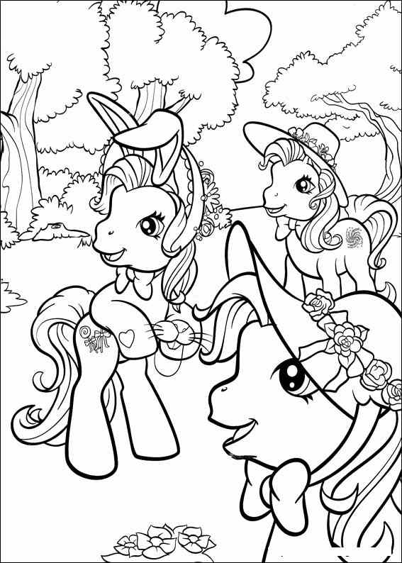 Dessin à colorier: Petit Poney (Dessins Animés) #42074 - Coloriages à Imprimer Gratuits