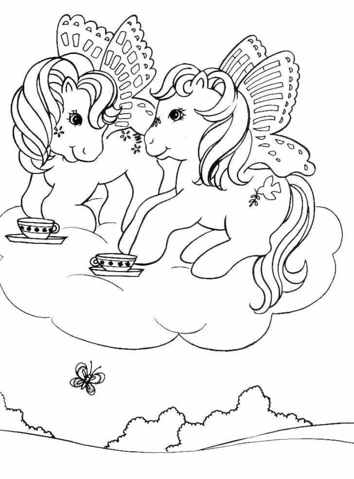 Dessin à colorier: Petit Poney (Dessins Animés) #42075 - Coloriages à Imprimer Gratuits