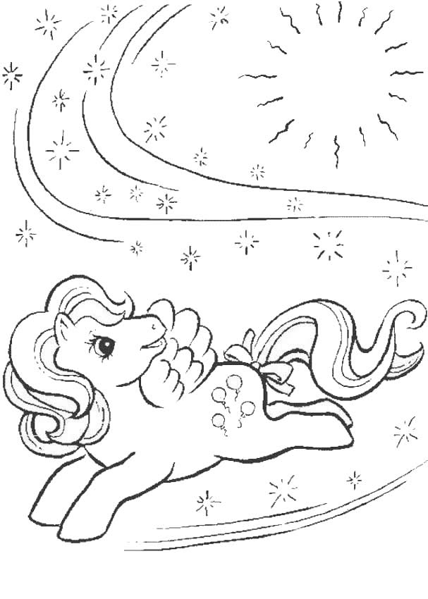 Dessin à colorier: Petit Poney (Dessins Animés) #42077 - Coloriages à Imprimer Gratuits