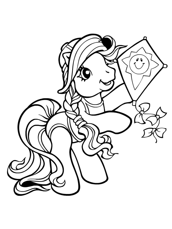 Dessin à colorier: Petit Poney (Dessins Animés) #42079 - Coloriages à Imprimer Gratuits