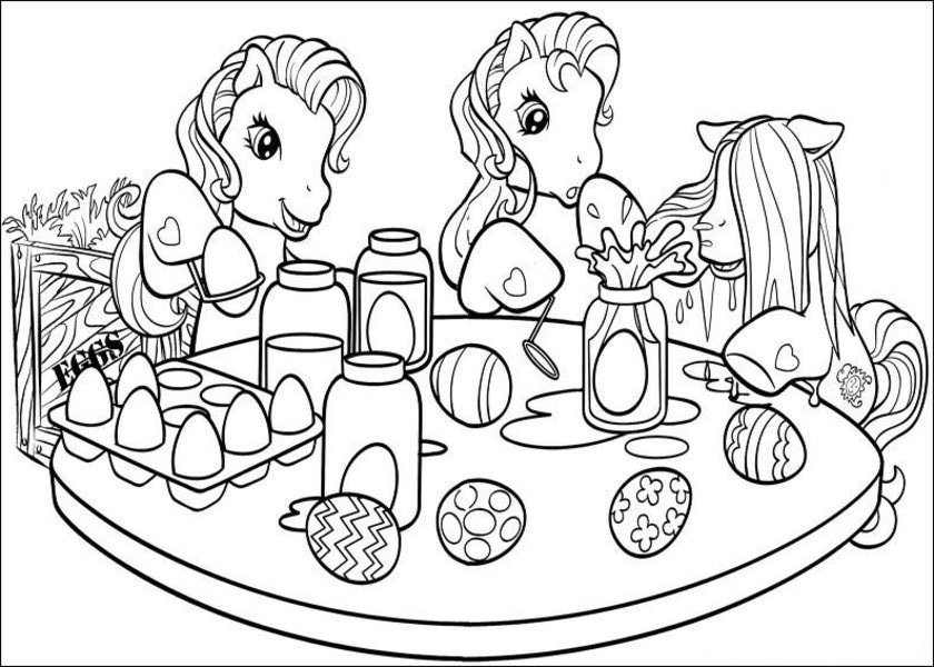 Dessin à colorier: Petit Poney (Dessins Animés) #42086 - Coloriages à Imprimer Gratuits