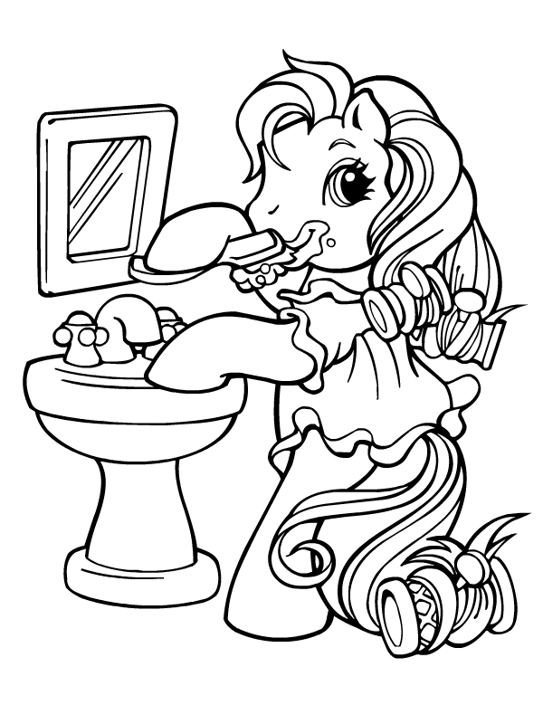 Dessin à colorier: Petit Poney (Dessins Animés) #42105 - Coloriages à Imprimer Gratuits