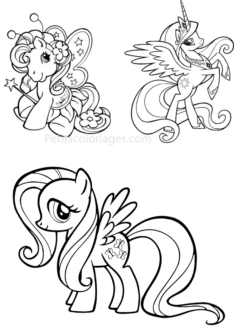 Dessin à colorier: Petit Poney (Dessins Animés) #42108 - Coloriages à Imprimer Gratuits