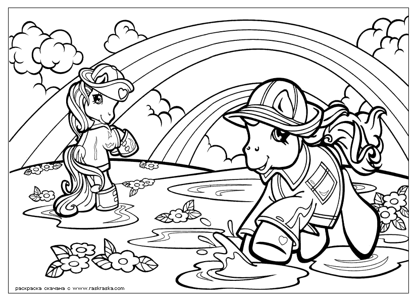 Dessin à colorier: Petit Poney (Dessins Animés) #42117 - Coloriages à Imprimer Gratuits