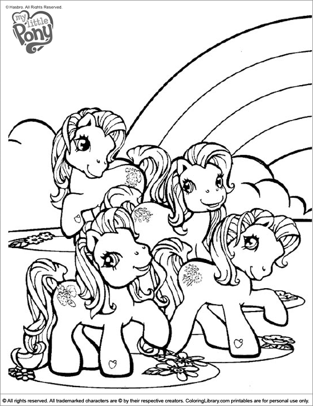 Dessin à colorier: Petit Poney (Dessins Animés) #42130 - Coloriages à Imprimer Gratuits