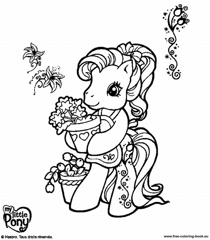 Dessin à colorier: Petit Poney (Dessins Animés) #42131 - Coloriages à Imprimer Gratuits