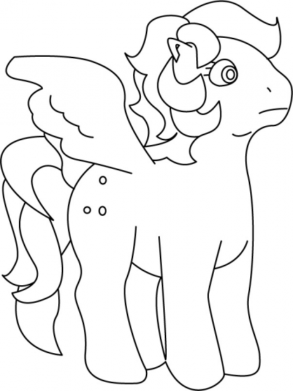 Dessin à colorier: Petit Poney (Dessins Animés) #42137 - Coloriages à Imprimer Gratuits