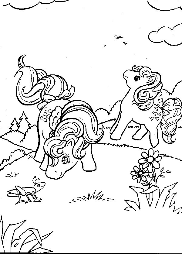 Dessin à colorier: Petit Poney (Dessins Animés) #42143 - Coloriages à Imprimer Gratuits