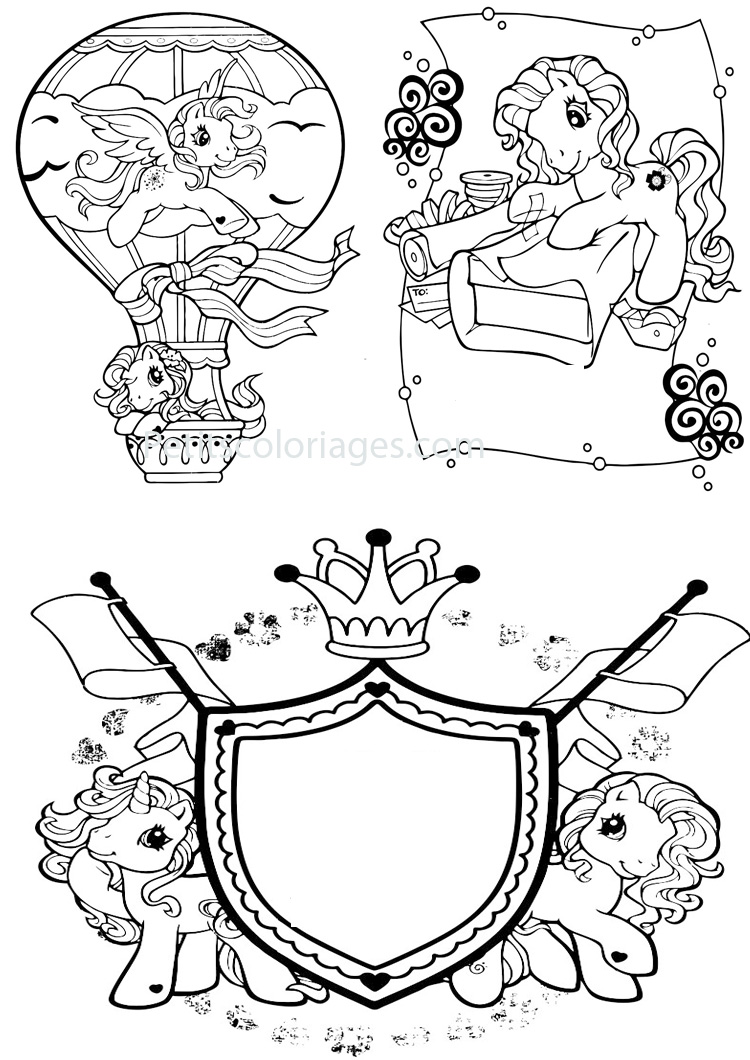 Dessin à colorier: Petit Poney (Dessins Animés) #42147 - Coloriages à Imprimer Gratuits