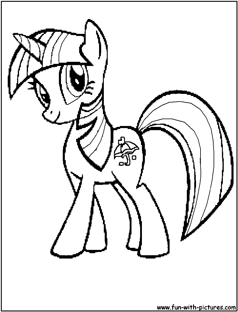 Dessin à colorier: Petit Poney (Dessins Animés) #42160 - Coloriages à Imprimer Gratuits