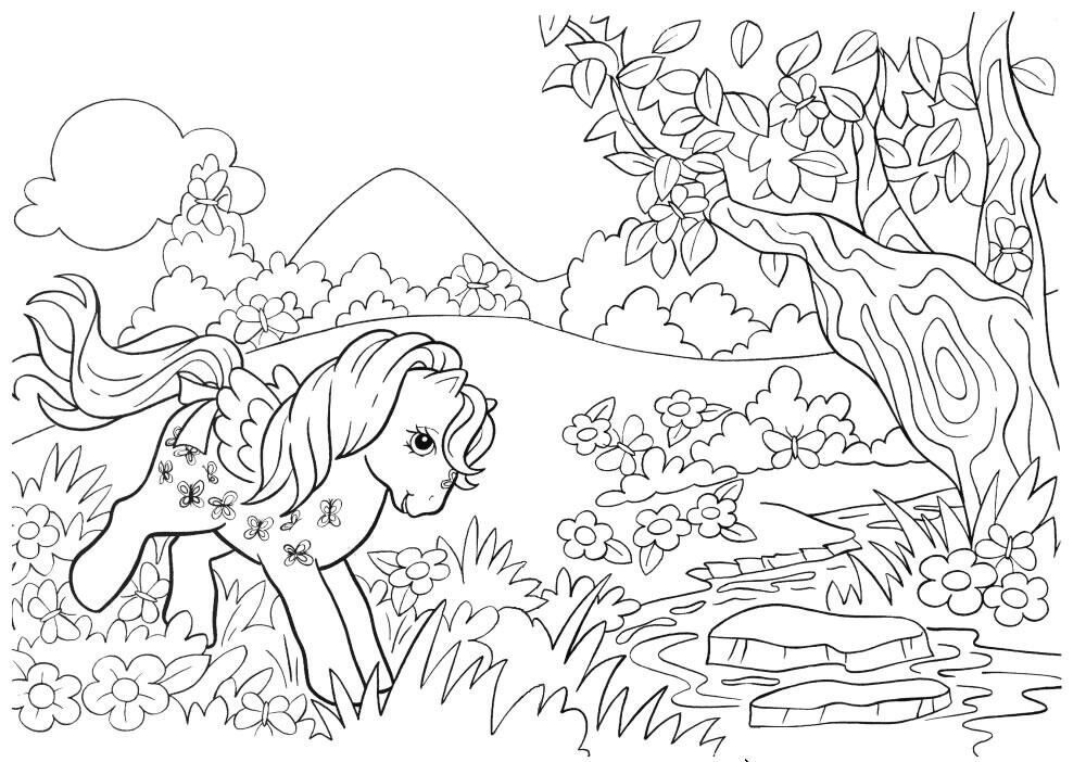 Dessin à colorier: Petit Poney (Dessins Animés) #42170 - Coloriages à Imprimer Gratuits