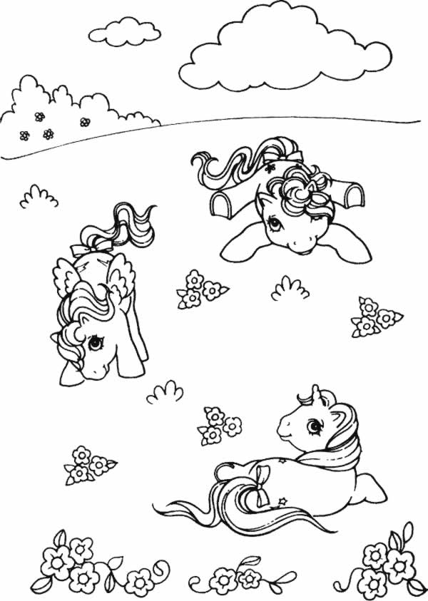 Dessin à colorier: Petit Poney (Dessins Animés) #42174 - Coloriages à Imprimer Gratuits