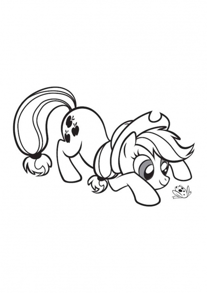 Dessin à colorier: Petit Poney (Dessins Animés) #42177 - Coloriages à Imprimer Gratuits