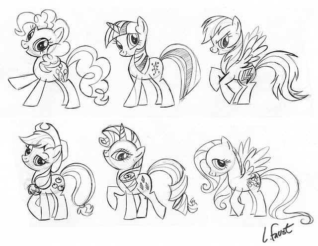 Dessin à colorier: Petit Poney (Dessins Animés) #42178 - Coloriages à Imprimer Gratuits