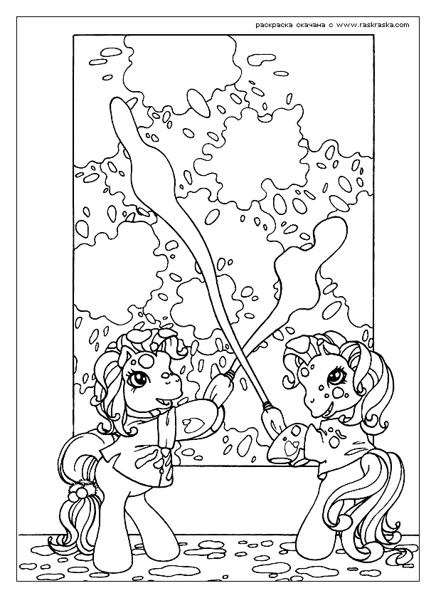 Dessin à colorier: Petit Poney (Dessins Animés) #42182 - Coloriages à Imprimer Gratuits