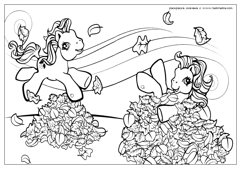 Dessin à colorier: Petit Poney (Dessins Animés) #42187 - Coloriages à Imprimer Gratuits