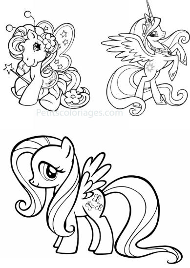 Dessin à colorier: Petit Poney (Dessins Animés) #42188 - Coloriages à Imprimer Gratuits