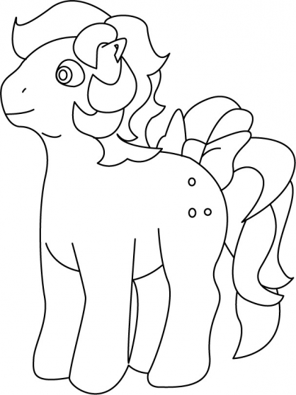 Dessin à colorier: Petit Poney (Dessins Animés) #42197 - Coloriages à Imprimer Gratuits