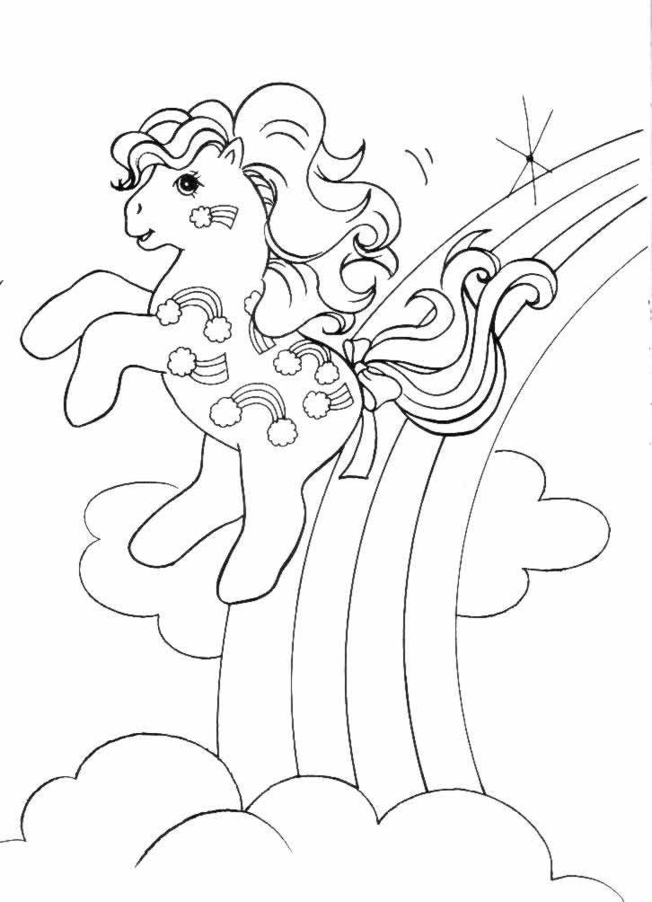 Dessin à colorier: Petit Poney (Dessins Animés) #42231 - Coloriages à Imprimer Gratuits