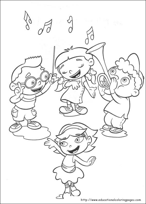 Dessin à colorier: Petits Einstein (Dessins Animés) #45815 - Coloriages à Imprimer Gratuits