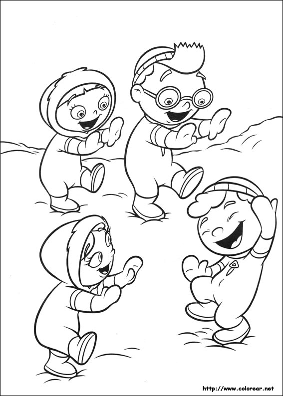 Dessin à colorier: Petits Einstein (Dessins Animés) #45821 - Coloriages à Imprimer Gratuits